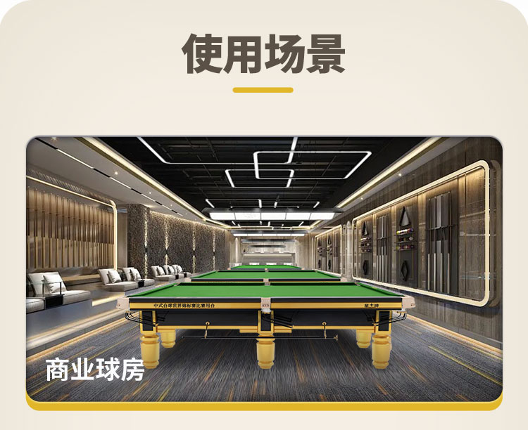 星牌中式臺(tái)球桌C110型號(hào)