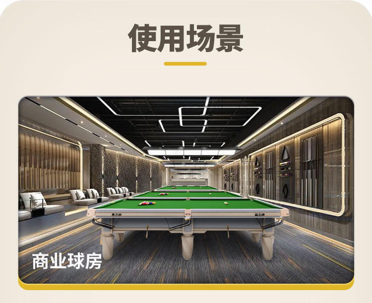 星牌中式臺(tái)球桌C19白袍型號(hào)